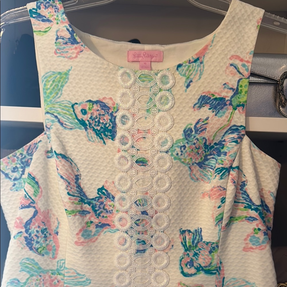 Lilly Pulitzer Pastel Floral Cut-Out Dress